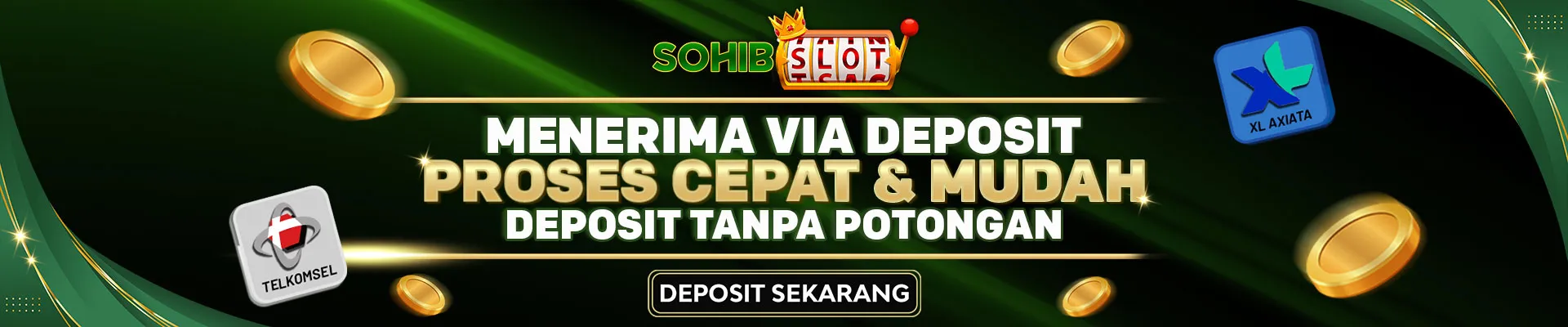 Promo Deposit Pulsa Tanpa Potongan